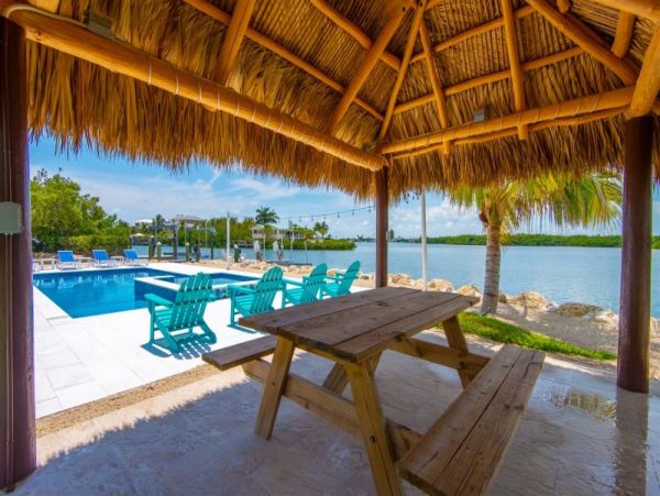 Breathtaking Waterfront Escape with Pool, Tiki Bar & Boat Ramp at Coco Plum