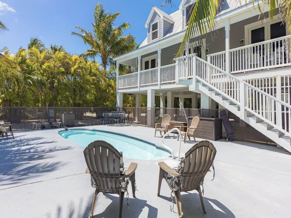 Florida Keys Oceanfront Vacation Rental Grassy Key Beachfront Home with Pool & Private Beach