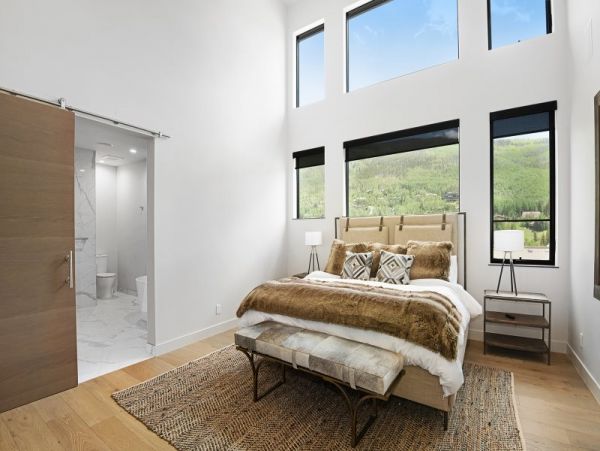 Luxury West Vail Homes perched above West Vail Center on shuttle
