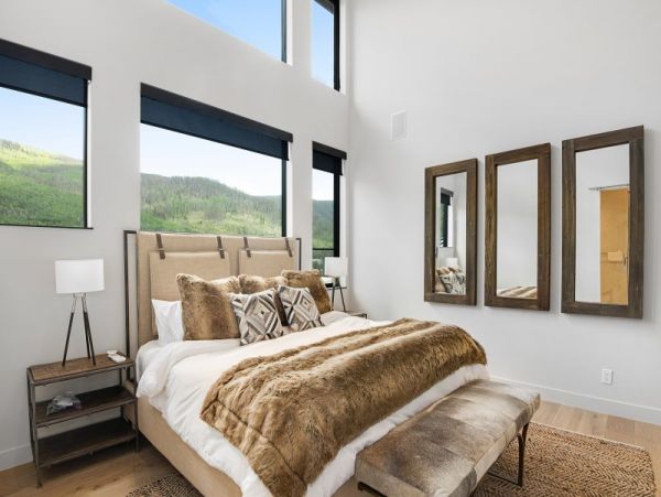 Luxury West Vail Homes perched above West Vail Center on shuttle