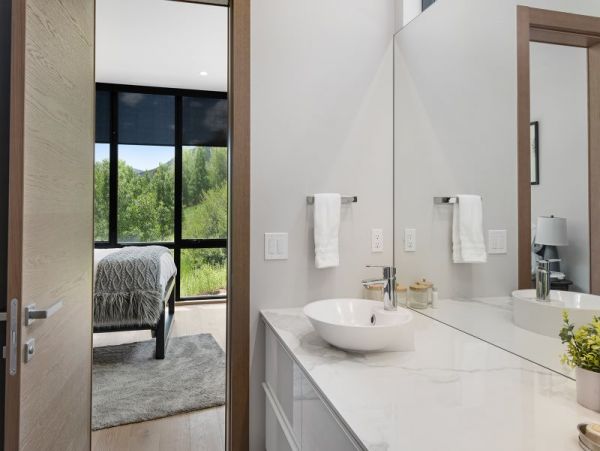 Luxury West Vail Homes perched above West Vail Center on shuttle
