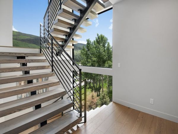 Luxury West Vail Homes perched above West Vail Center on shuttle