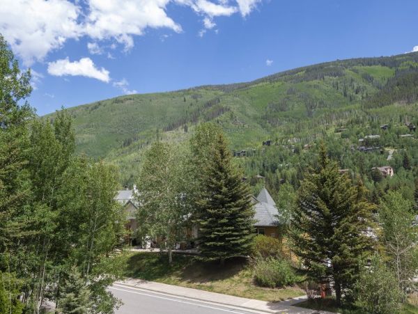 Luxury West Vail Homes perched above West Vail Center on shuttle