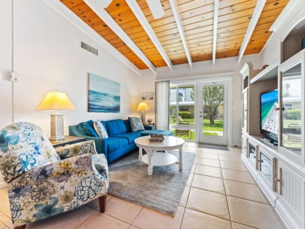 Siesta Key Two Bedroom Vacation Condo right on the Beach