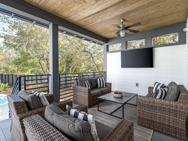 Santa Rosa Beach Lovely Rental Six Bedrooms 150 Yards to Beach