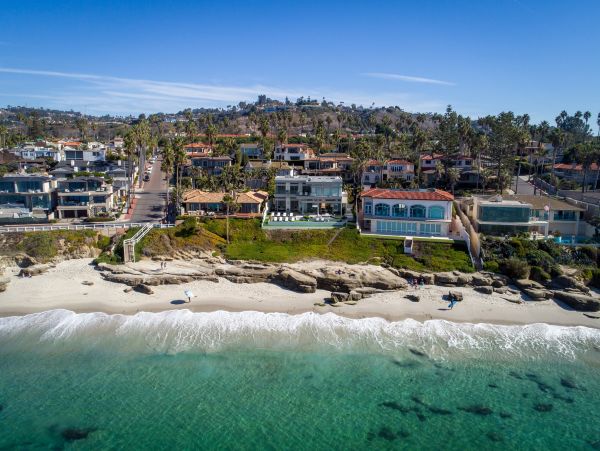 Oceanfront La Jolla Vacation Pool Home Five Bedroom