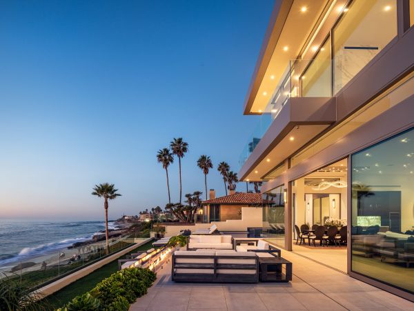 Oceanfront La Jolla Vacation Pool Home Five Bedroom