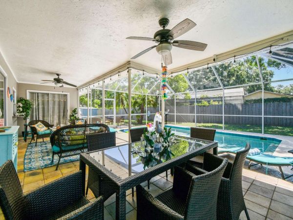 Sarasota Vacation Pool Home Three Bedroom