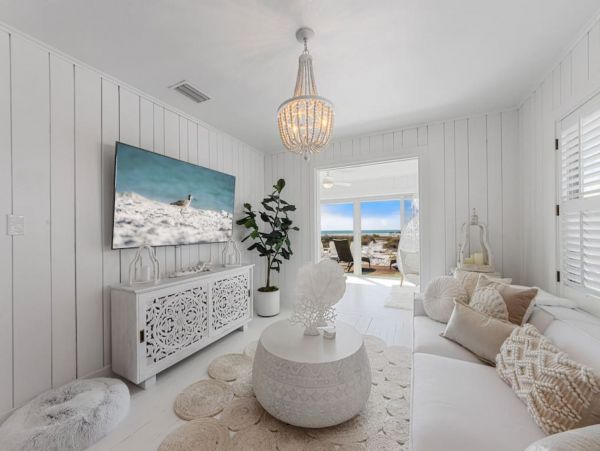 Oceanfront Anna Maria Luxury Vacation Home &  Separate Cottage Plus Golf Cart