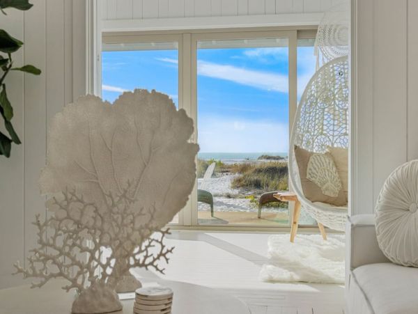 Oceanfront Anna Maria Luxury Vacation Home &  Separate Cottage Plus Golf Cart