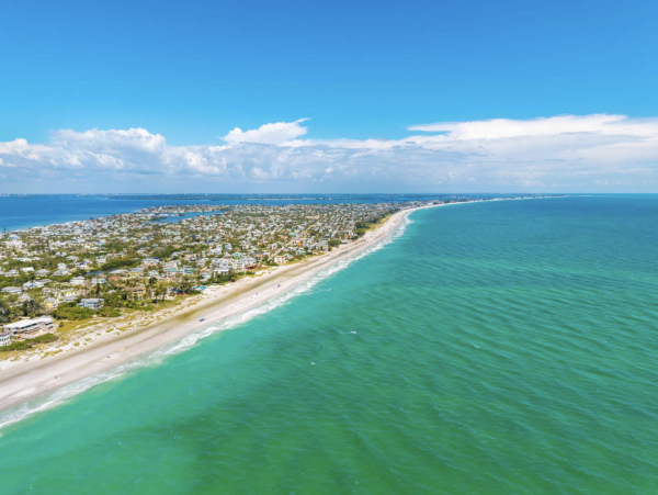 Oceanfront Anna Maria Luxury Vacation Home &  Separate Cottage Plus Golf Cart