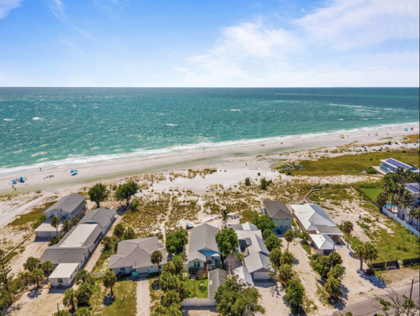 Oceanfront Anna Maria Luxury Vacation Home &  Separate Cottage Plus Golf Cart