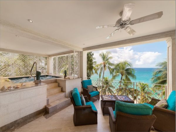 Beachfront Four Bedroom Rental in BArbados