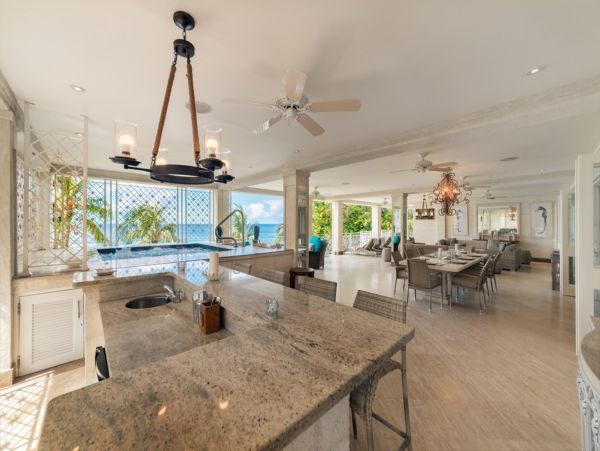 Beachfront Four Bedroom Rental in BArbados
