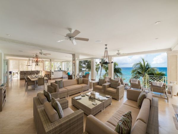 Beachfront Four Bedroom Rental in BArbados
