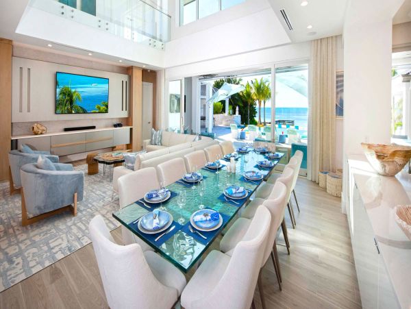 Luxury Grand Cayman Villa Rental 8-Bedroom Beachfront Vacation Home