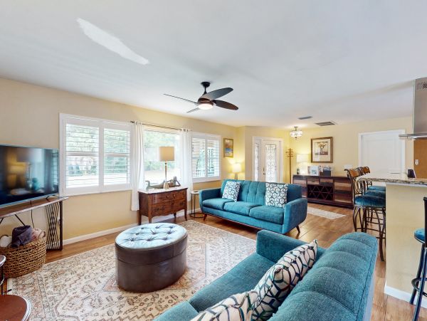 Dog-Friendly Four Bedroom Vacation Rental - Sarasota Home with Pool, Lanai & Backyard