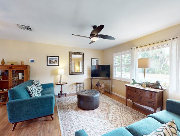 Dog-Friendly Four Bedroom Vacation Rental - Sarasota Home with Pool, Lanai & Backyard