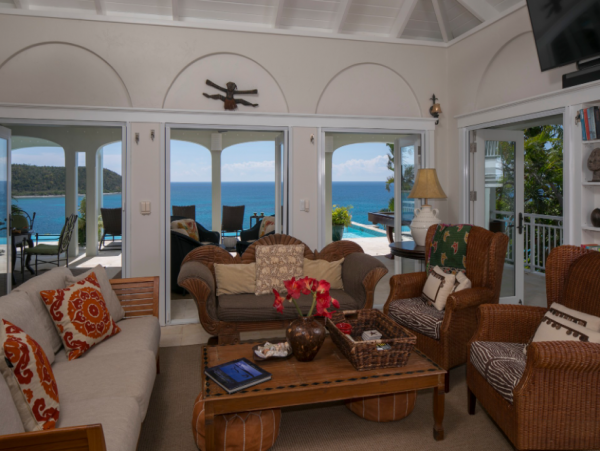 Five Bedroom Oceanfront Villa with Amazing Views in St. John