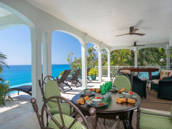 Five Bedroom Oceanfront Villa with Amazing Views in St. John