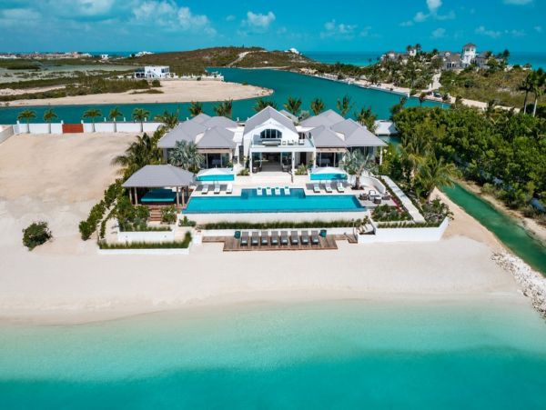 Turks and Caicos Villa with Private Beach and Heated Pool