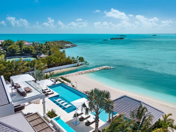 Turks and Caicos Villa with Private Beach and Heated Pool