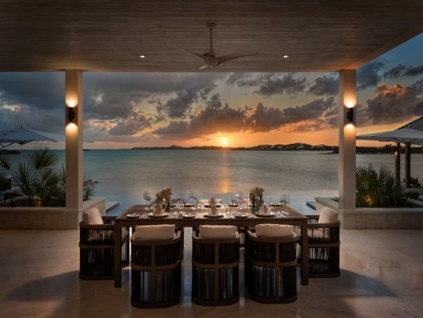 Turks and Caicos Villa with Private Beach and Heated Pool