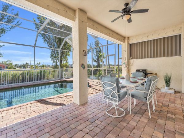 Cape Coral Vacation Rental Pool Home Three Bedroom