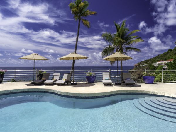 Oceanfront St. Thomas Vacation Pool Home Five Bedroom
