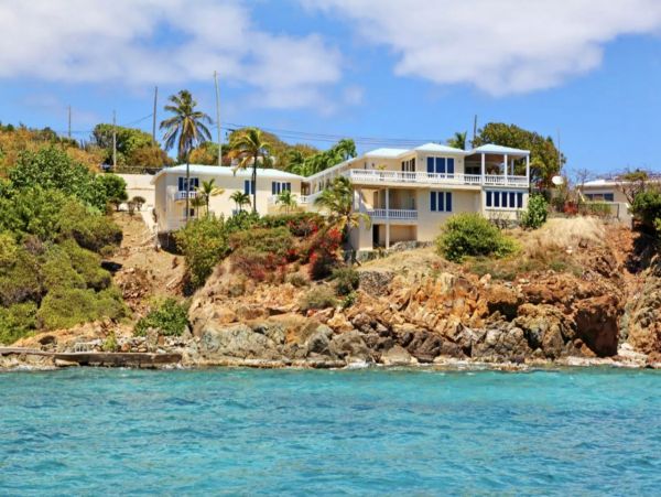 Oceanfront St. Thomas Vacation Pool Home Five Bedroom
