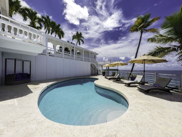 Oceanfront St. Thomas Vacation Pool Home Five Bedroom