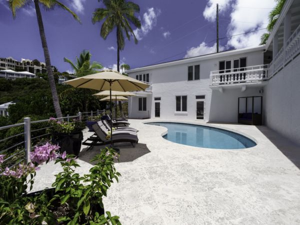 Oceanfront St. Thomas Vacation Pool Home Five Bedroom