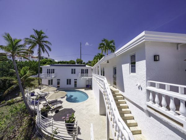 Oceanfront St. Thomas Vacation Pool Home Five Bedroom