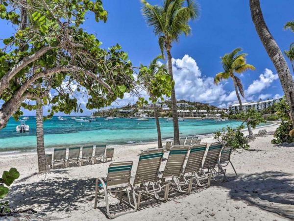 On Beach St. Thomas Condo Three Bedroom