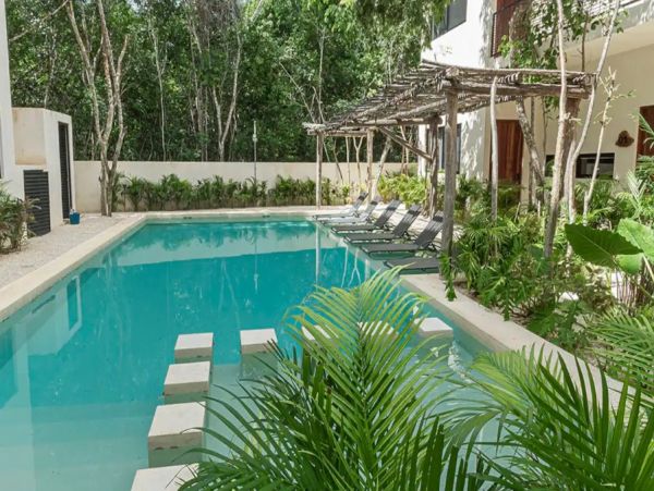 Walk to Beach Tulum Vacation Condo Three Bedroom