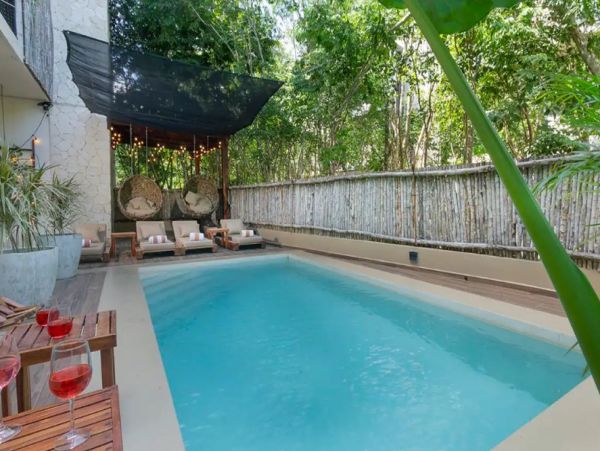 Walk to Beach Tulum Vacation Condo Three Bedroom