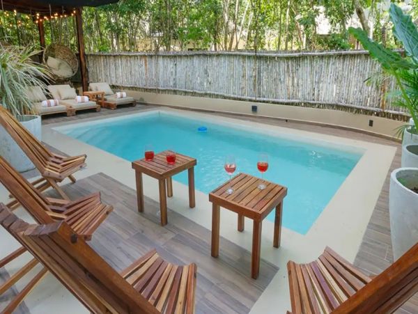 Walk to Beach Tulum Vacation Condo Three Bedroom