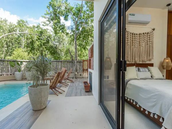 Walk to Beach Tulum Vacation Condo Three Bedroom