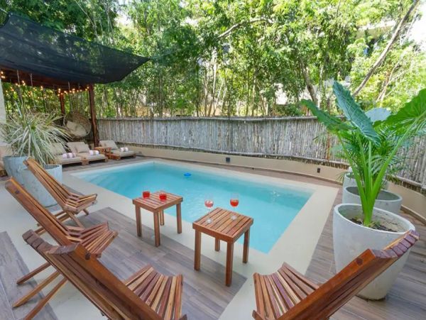 Walk to Beach Tulum Vacation Condo Three Bedroom