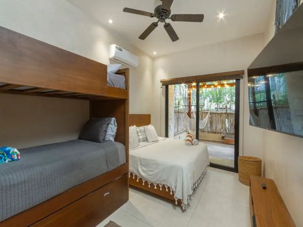 Walk to Beach Tulum Vacation Condo Three Bedroom