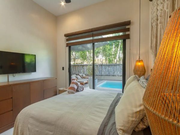 Walk to Beach Tulum Vacation Condo Three Bedroom