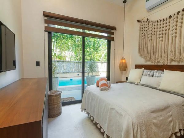 Walk to Beach Tulum Vacation Condo Three Bedroom
