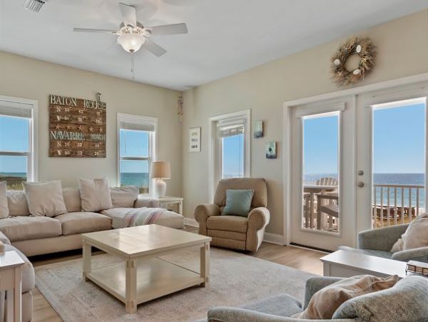Private Beach Front House with 4 Bedrooms in Navarre Beach