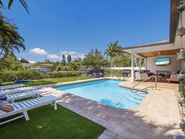 Anna Maria Island Vacation Rental with Private Canal Dock - Luxury North End Coastal Home