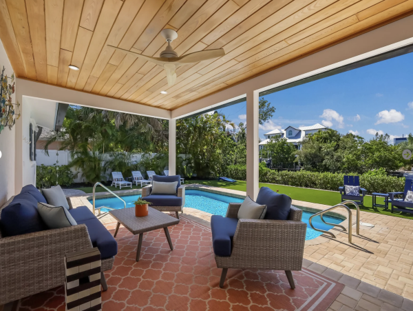 Anna Maria Island Vacation Rental with Private Canal Dock - Luxury North End Coastal Home