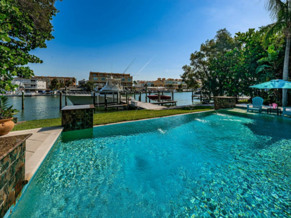 Clearwater Beach Vacation Home Rentals Private Waterfront with Pool & Dock