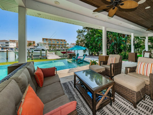 Clearwater Beach Vacation Home Rentals Private Waterfront with Pool & Dock