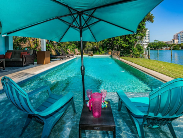 Clearwater Beach Vacation Home Rentals Private Waterfront with Pool & Dock