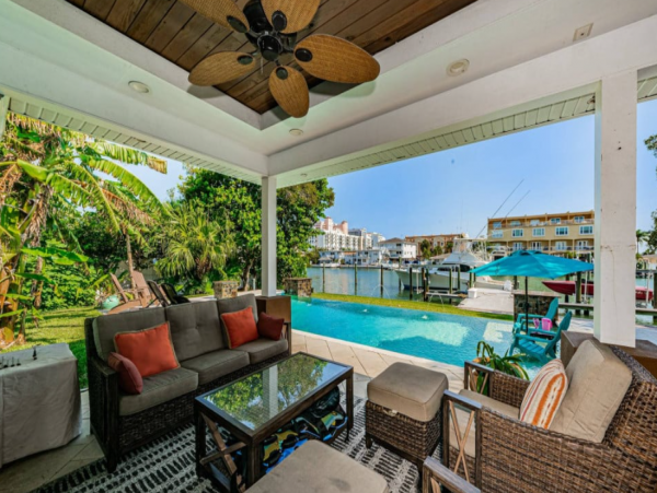Clearwater Beach Vacation Home Rentals Private Waterfront with Pool & Dock
