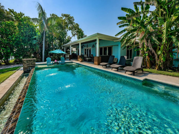 Clearwater Beach Vacation Home Rentals Private Waterfront with Pool & Dock